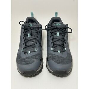 KEEN Terradora II Waterproof Hiking Shoes Womens 10 Grey Teal Low 1022346
